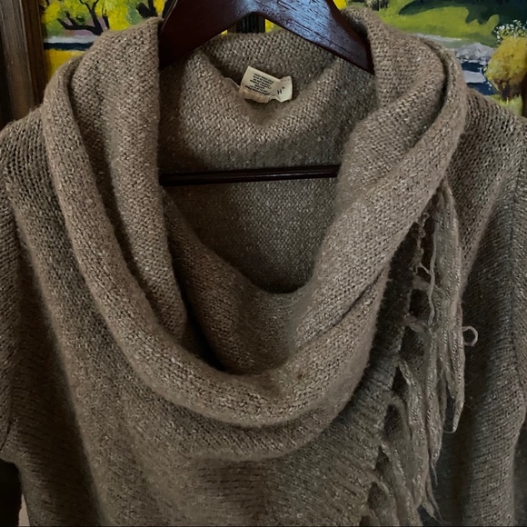 Lovestich Camel Speckled Knit Cardigan Sweater M - Picture 5 of 16